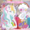 PCFING 20 Inch Unicorn Piata with 30 Inch Piata Stick Blindfold Confetti for Boy Girl Fantasy Princess Birthday Party Game Decorations, Anniversary Celebration, Fiesta view 3