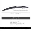 Car Rear Trunk Spoiler Wing for Baojun RC-6 2019-2021,Tail Deck Lip Trunk Wing Deck Lid Wing Lip Splitter Kick Tail Exterior Accessories,Gloss Black view 3