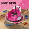 12V Bumper Car, Electric Ride on Toys for Toddlers & Kids 1-3 with Remote Control, 3-Speed, 360 Spin, Music, 5 Lighting Mode, DIY Stickers, Baby Toys Gift (Pink) view 3