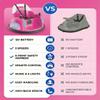 12V Bumper Car, Electric Ride on Toys for Toddlers & Kids 1-3 with Remote Control, 3-Speed, 360 Spin, Music, 5 Lighting Mode, DIY Stickers, Baby Toys Gift (Pink) view 4
