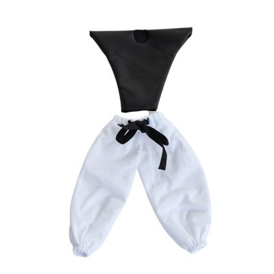 1/12 Action Figure Clothes,Clothing Suit for 6" Male Action Figure,fits Well for 1/12 inches,Only Clothing. (Black T and White Lantern Pants)