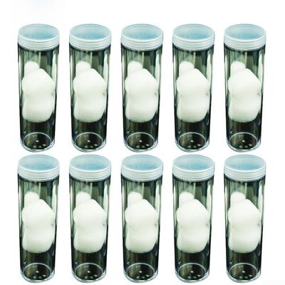 10 Pack Clear Plastic Coin Collection Tubes 27mm/30mm, Protective Storage Tube Holders for Coin Collectors and Organizing Supplies(30mm)