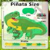 PCFING 21.6 Inch Dinosaur Piata with 30 Inch Piata Stick Blindfold Confetti for Boy Girl Jungle Dinosaur World Birthday Party Game Decorations, Anniversary Celebration, Fiesta view 2