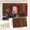 Flutesan 6 Pcs Miniature Dollhouse Wallpaper and Flooring Peel and Stick Mini DIY Self Adhesive Dollhouse Accessories 8.27 x 11.69 Inch (Elegant Style) view 2