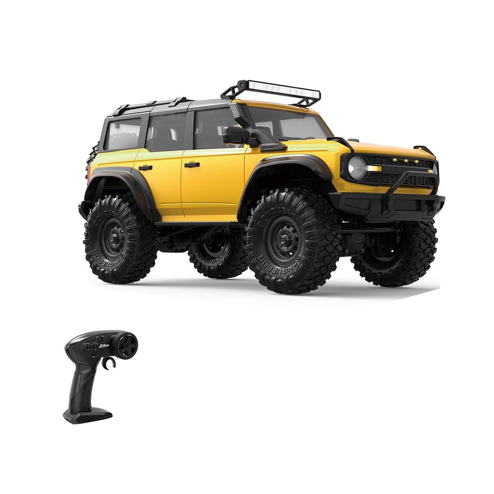 BICRKTOMXY RC Crawler, 1:16 Scale All-Terrain 4WD 2.4G Full Proportional RC Rock Climbing Car with Led Lights & Independent Suspension for Indoor and Outdoor Play, Gift for Adults (R1601)