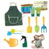 Kids Gardening Set 20Pcs/Set Mini Ergonomic Toddler Gardening Portable Vibrant Rounded Corner Educational Kids Tools for Outdoor view 1