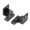 RC Crawlers Models For Axial For SCX10 II 90046 1/10 RC Crawler Car Accessories Front Rising Servo Mount Aluminum Alloy Fixed Bracket Model Accessory view 2