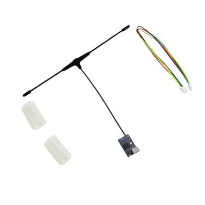 ELRS Receiver 915MHz ExpressLRS Nano with 40mm UFL T Antenna, FPV RX Module, Long Range Low Latency for Micro Drone Racing Quadcopter