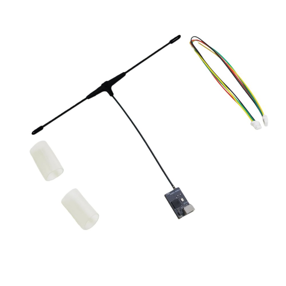 ELRS Receiver 915MHz ExpressLRS Nano with 40mm UFL T Antenna, FPV RX Module, Long Range Low Latency for Micro Drone Racing Quadcopter
