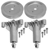 #US Part Replacement for 2 Spindle Assembly Pulley for Poulan 342054 342064 342074 A B 342084 3421H74 A B
