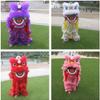 14 Inch Lifelike Lion Dance Mascot Costume Traditional Chinese New Year Decoration & Carnival Festival Wear (Orange) view 2