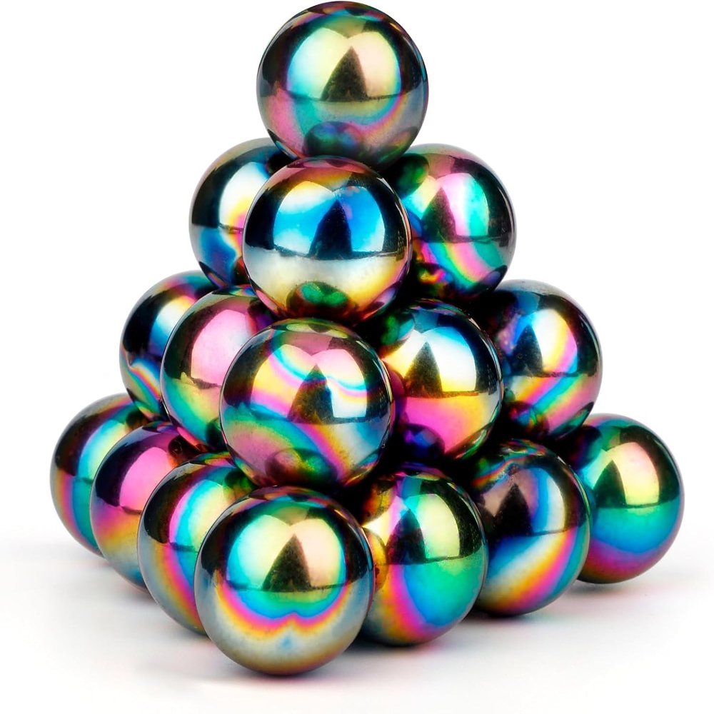 25PCS Large Ball Fidget Toy for Adults, Men Women Office Desk Toys for Gifts with Metal Case, Age:18+