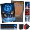 100 MTG Card Sleeves and Commander Deck Box Set, Clear Front & Matte Art Back, Smooth-Shuffle, Magnetic Box Fits 100+ Single-Sleeved Cards Protector for Magic The Gathering TCG (Stellar Constellation) view 1