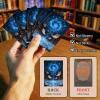 100 MTG Card Sleeves and Commander Deck Box Set, Clear Front & Matte Art Back, Smooth-Shuffle, Magnetic Box Fits 100+ Single-Sleeved Cards Protector for Magic The Gathering TCG (Stellar Constellation) view 2