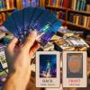 100 MTG Card Sleeves and Commander Deck Box Set, Clear Front & Matte Art Back, Smooth-Shuffle, Magnetic Box Fits 100+ Single-Sleeved Cards Protector for Magic The Gathering TCG (Fantasy Blade) view 2