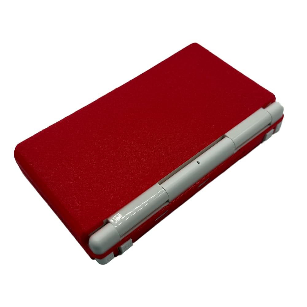 3D Printed Soft TPU Case for Anbernic RG DS Console Protective Flexible Cover Shell Anti-wear Shock-Resistant Washable Anti-Slip Case Accessories Without Effecting All Functions (Translucent Red)