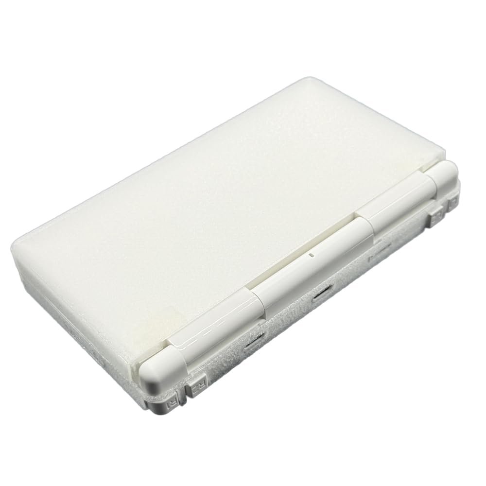 3D Printed Soft TPU Case for Anbernic RG DS Console Protective Flexible Cover Shell Anti-wear Shock-Resistant Washable Anti-Slip Case Accessories Without Effecting All Functions (Translucent White)
