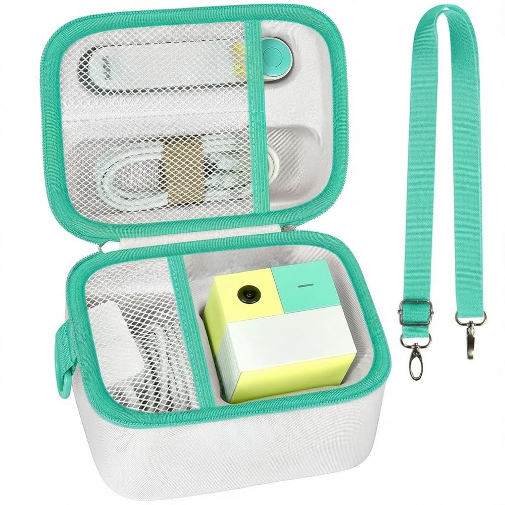 Againmore Case Compatible with Nex Playground Active Play System, Video Game Console Storage Holder Bag with Custom Slots for Device, HDMI Power Cord, Remote Control and Accessories-White(Box Only)