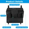 Accmor Stroller Organizer, Universal Large Capacity Stroller Bag Caddy Organizer Accessories for Uppababy, Nuna, Doona, Britax Strollers, Black view 3