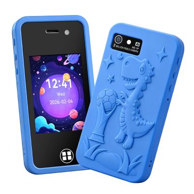 Kids Smart Phone Toy with 16GB SD Card & Drop-proof Silicon Case-3.0 Touchscreen, Dual Camera, MP3 & 14 Educational Games-Parental Control & Habit Tracker-Christmas Birthday Gift for Boys Girls