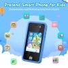Kids Smart Phone Toy with 16GB SD Card & Drop-proof Silicon Case-3.0 Touchscreen, Dual Camera, MP3 & 14 Educational Games-Parental Control & Habit Tracker-Christmas Birthday Gift for Boys Girls view 2