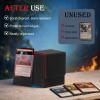 100 MTG Card Sleeves and Commander Deck Box Set, Clear Front & Matte Art Back, Smooth-Shuffle, Magnetic Box Fits 100+ Single-Sleeved Cards Protector for Magic The Gathering TCG (Angelic Sceptre) view 4