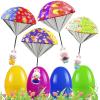 CPSYUB Easter Basket Stuffers Toys for Kids: Prefilled Easter Eggs Stuffers with Parachute Toys for Kids - Easter Egg Fillers Ideas Gifts Outdoor Games for 4 6 8 10 12 Year Old Boys Girls (4 Pack) view 1
