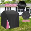 Hengme Playhouse Cover - Outdoor Wooden Kids Playhouse Accessories, Waterproof Kids Play Houses All-Weather Protector - Customizable Size, Black view 4