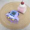 Penguin Protective Cover Suitable for Tamagotchi Paradise Game Console Silicone Protective Case with Lanyard (Purple) view 2