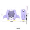 Penguin Protective Cover Suitable for Tamagotchi Paradise Game Console Silicone Protective Case with Lanyard (Purple) view 4
