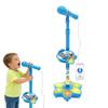 SSKFHGI Star Microphone with Stand, All in One Microphone Toy, 2026 New Karaoke Machine Toy with Music & Light, Adjustable Height view 1