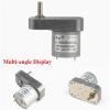1Pcs Right Angle DC Deceleration Gear Motor 12V 24V 520/3530 DIY Display Rack with Brush Low-Speed Motor(12V 350 RPM) view 2