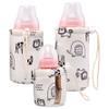 3Pcs Portable Bottle Warmer for Travel, 150ml/240ml/300ml Insulated Travel Bottle Warmer Bag with Drawstring Thickened for Home, Outdoor view 1