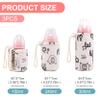 3Pcs Portable Bottle Warmer for Travel, 150ml/240ml/300ml Insulated Travel Bottle Warmer Bag with Drawstring Thickened for Home, Outdoor view 2