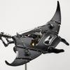 3D Dynamic Mechanical Devilfish Puzzle Model, Steampunk Robotic Metal Stingray Model with LED Lights, Collector's Desktop Art & Engineering Gift view 4
