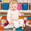 DAGLLGEW 7Pcs/Set Wooden Baby Rattle Organic Natural Baby Rattle with Rainstick, Hand Bell, Sand Ball, and More, Montessori Wooden for Boys & Girls Birthday Toys for Babies 0-6 Months view 4
