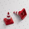 Toyvanta Traffic Cone 3D Aluminum Artisan Keycap, Solid CNC Metal Novelty for Mechanical Keyboards - The Ultimate Do Not Disturb Desktop Statue & Fidget Gift (Red/White) view 3