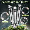 Hollowfly 24 Pcs Clock Party Favors Black Bubble Wands Bulk for Birthday Party Supplies Piata Goodie Bag Stuffers Carnival Prizes Summer Gifts (Clock) view 3