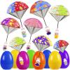 Easter Basket Stuffers Toys for Kids: Easter Gifts for Kids Prefilled Easter Eggs Stuffers with Parachute Toys - Easter Egg Fillers Ideas Gifts Outdoor Games for 4 6 8 10 12 Boys Girls (8 Pack) view 1