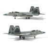 Eairsoky 1:100 Scale F-22 Raptor Metal Fighter Jet Model Military Die-cast Aircraft Models for Collection or Gift view 3