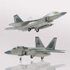 Eairsoky 1:100 Scale F-22 Raptor Metal Fighter Jet Model Military Die-cast Aircraft Models for Collection or Gift view 4