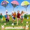 CPSYUB Easter Basket Stuffers Toys for Kids: Easter Parachute Toys for Kids - Easter Egg Fillers Ideas Gifts Outdoor Games for 4 6 8 10 12 Year Old Boys Girls (3 Pack) view 2