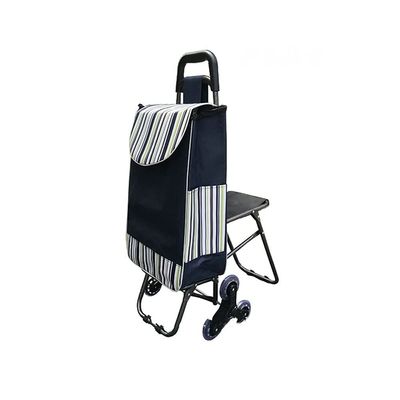 EHVYBDX Shopping Trolley,Shopping 6 Wheels Stair Climbing Multi-Function Utility for Home, Heavy-Duty Capacity Bag Utility Cart