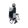 EHVYBDX Shopping Trolley,Shopping 6 Wheels Stair Climbing Multi-Function Utility for Home, Heavy-Duty Capacity Bag Utility Cart view 1