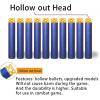 500pcs Blue Hollow Darts Refill Foam Bullets Ammo 7.2cm view 2