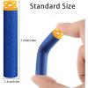 500pcs Blue Hollow Darts Refill Foam Bullets Ammo 7.2cm view 4