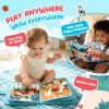 JoyCat Farm Busy Book for Toddlers 1-3, 21-in-1 Montessori Toy, Busy Travel Quiet Book, Birthday Gift for 1-3 Year Old view 4