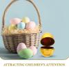 Toyvian 12 Pcs Golden Easter Eggs: 2. 36 Inch Plastic Fillable Eggs for Easter Hunt, Party Favors, Basket Stuffer, Classroom Prize Supplies & Decorations view 2