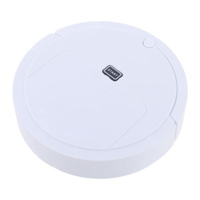 Toddmomy Kids Electric Robot Vacuum Cleaner Toy - Pretend Play Educational Cleaning Robot for Children (White)