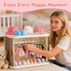 2026 Foldable Doll Closet Storage Box, Portable Organizer Case Compatible with labubu Clothes,Dust-Resistant Doll Clothes Closet,Stackable Design&Exclusive Gift:1Exquisite Necklace view 4